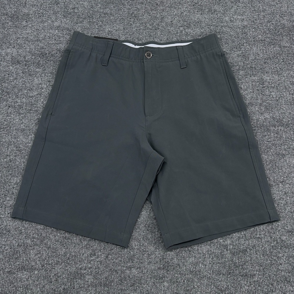Under Armour Golf‎ Shorts Mens 30 Gray Drive Tech Stretch 10" Inseam NEW